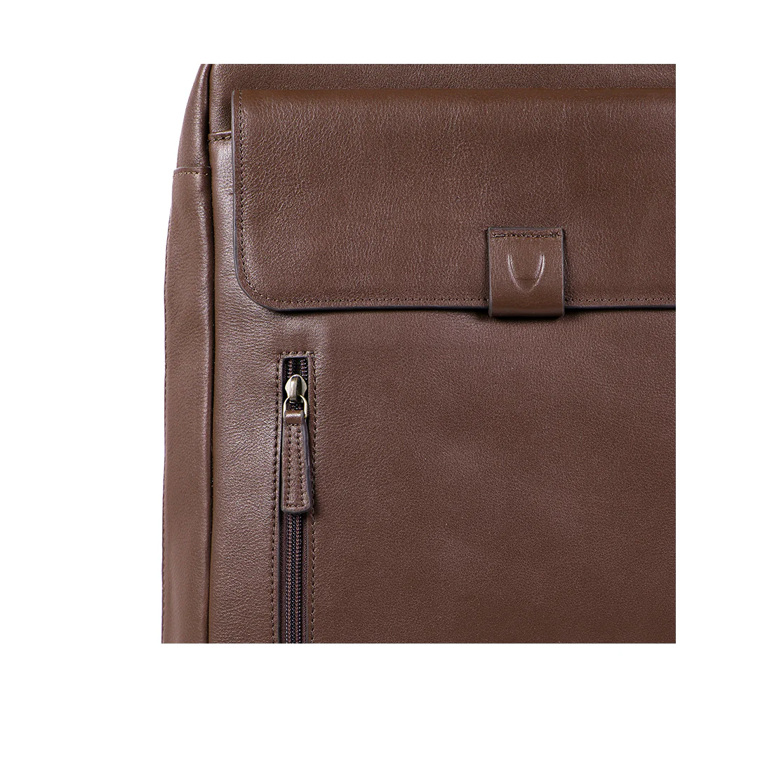 Brick Lane 03 Brown Leather Backpack - Image 5