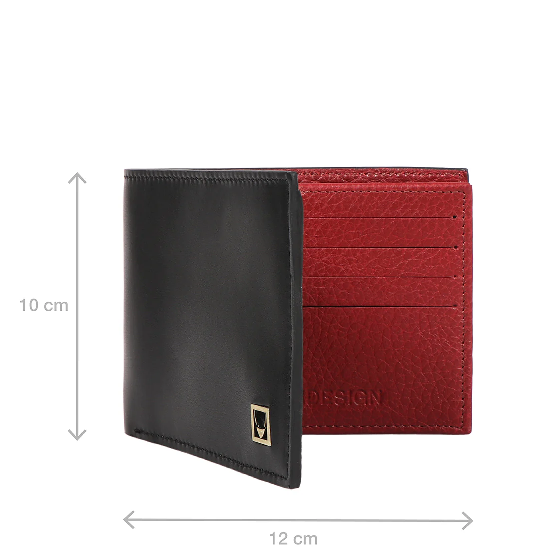Burbank W2 Black Leather Bi-Fold Wallet - Image 8