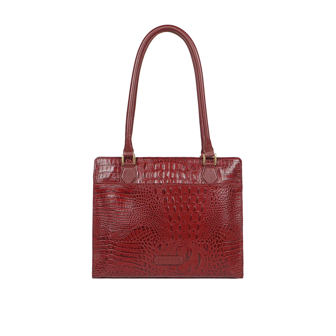 Calama 03 Red Leather Tote Bag - Image 4