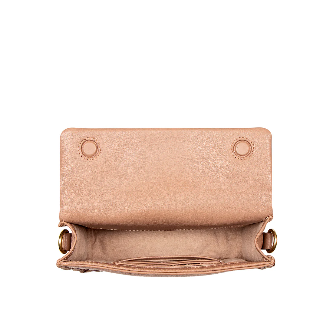 Callas 02 Nude Leather Sling Bag - Image 7