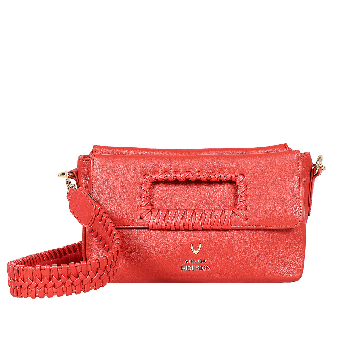 Callas 05 Red Leather Shoulder Bag - Image 2