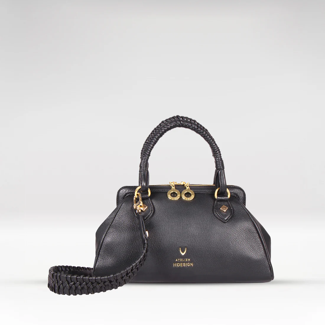 Callas 06 Black Leather Shoulder Bag