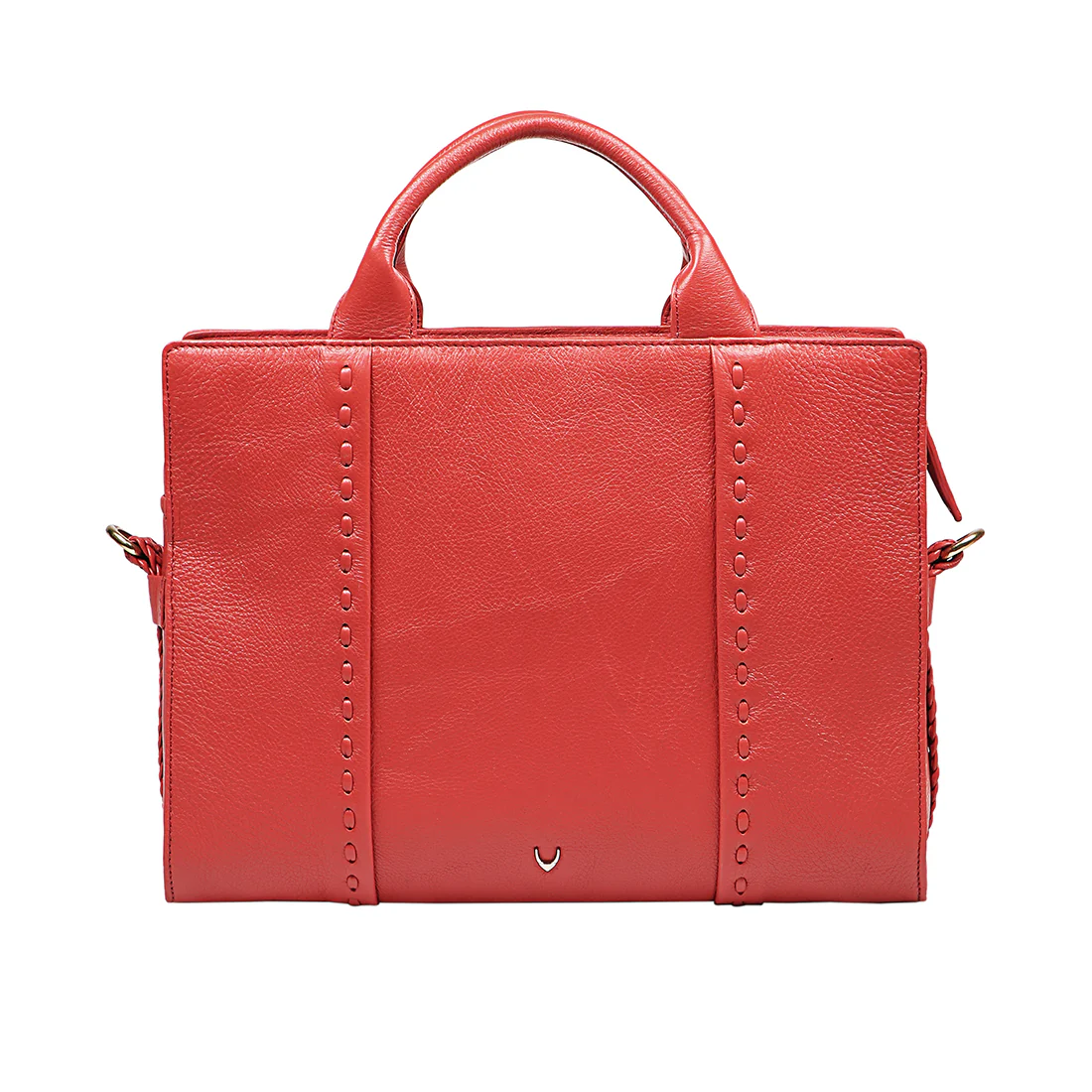 Callas 08 Red Leather Laptop Bag - Image 4