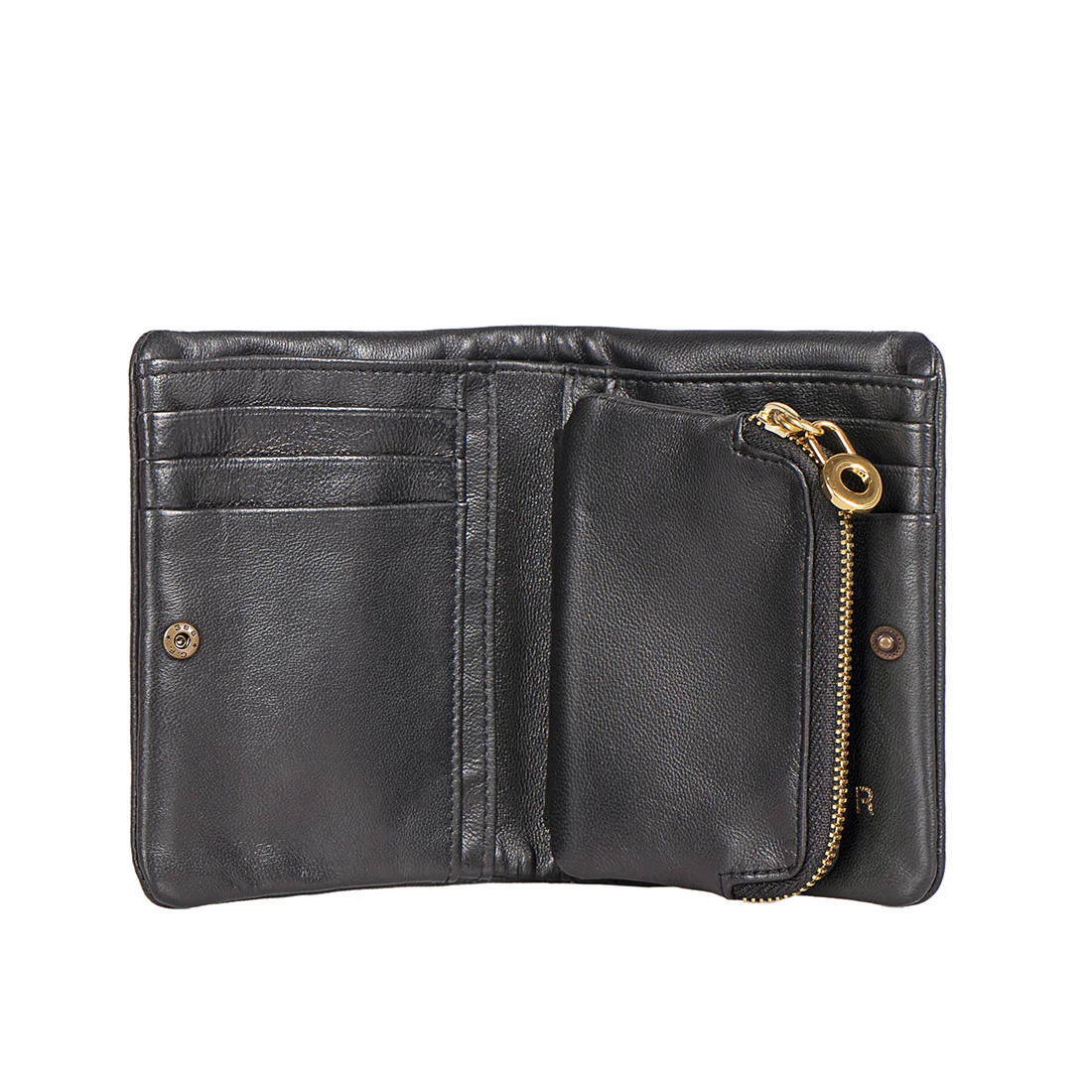 Callas W3 Black Leather Bi-Fold Wallet - Image 4