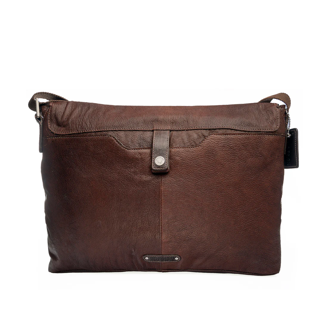 Camaro 01 Brown Leather  Messenger Bag - Image 5