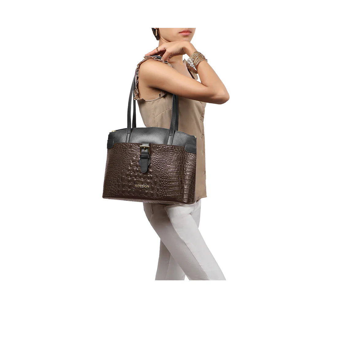 Camila Sb 02 L Leather Tote Bag - Image 6