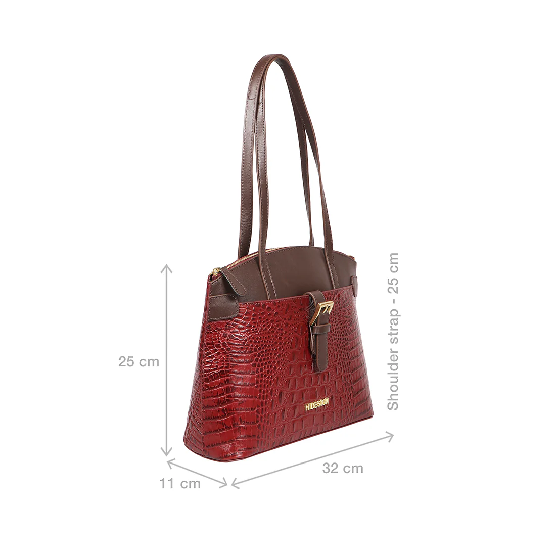Camila Sb 02 Red Leather Tote Bag - Image 3