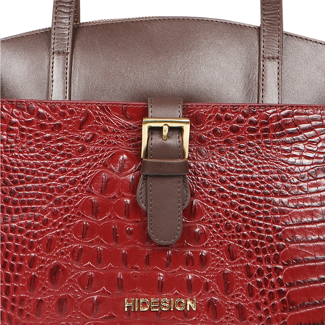 Camila Sb 02 Red Leather Tote Bag - Image 5