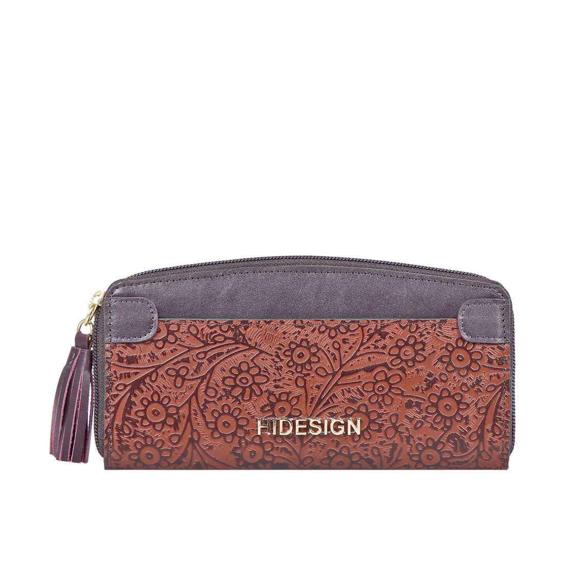 Camila Sb W1 Brown Leather Zip Around Wallet - Image 2