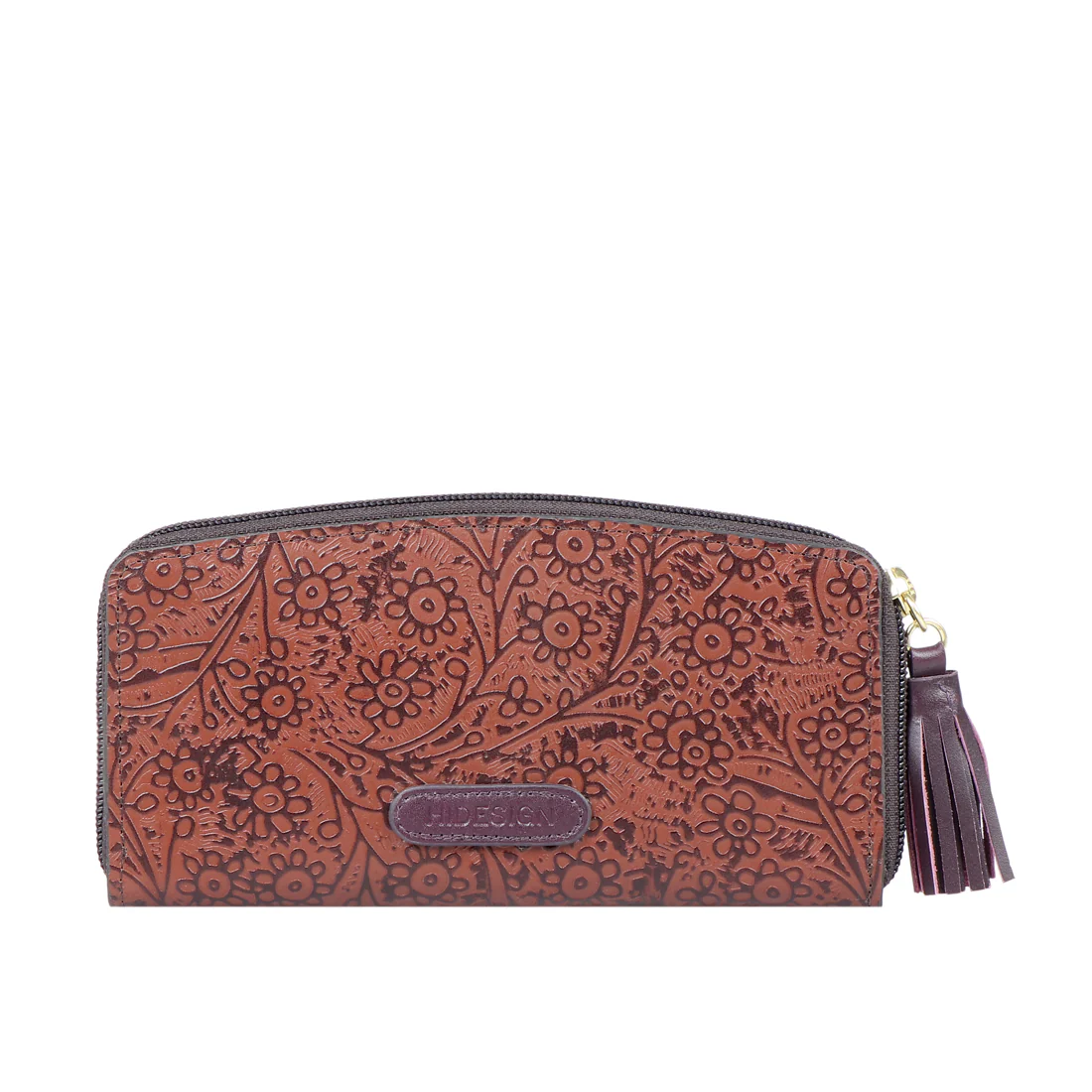Camila Sb W1 Brown Leather Zip Around Wallet - Image 4