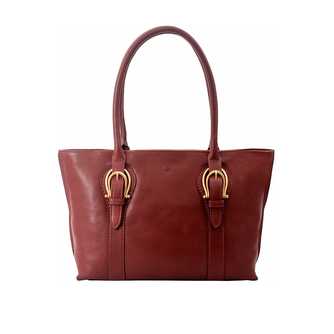 Caramel 01 Red Leather Tote Bag