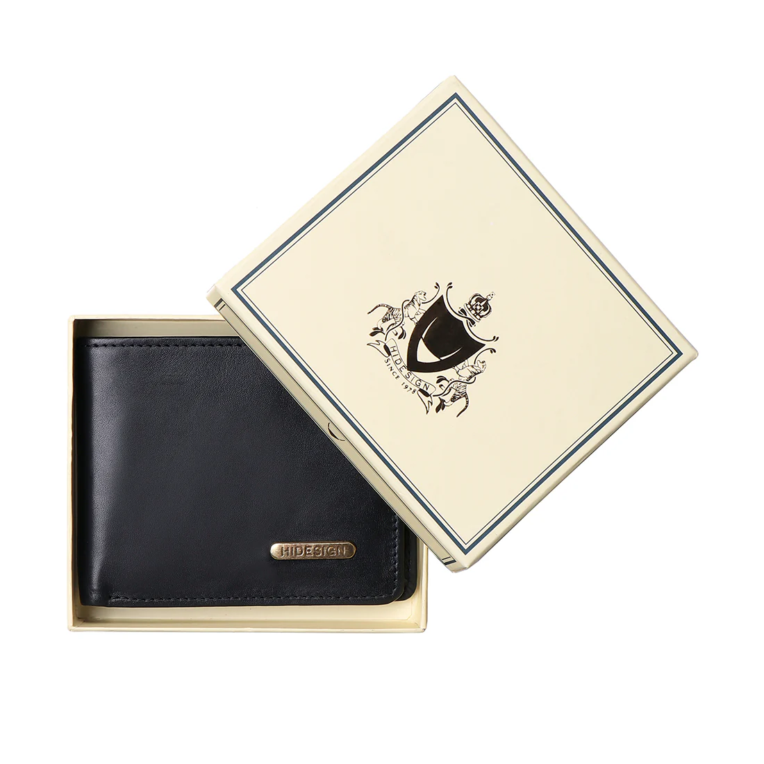 Carlos-W02 Sb Black Leather Bi-Fold Wallet - Image 9