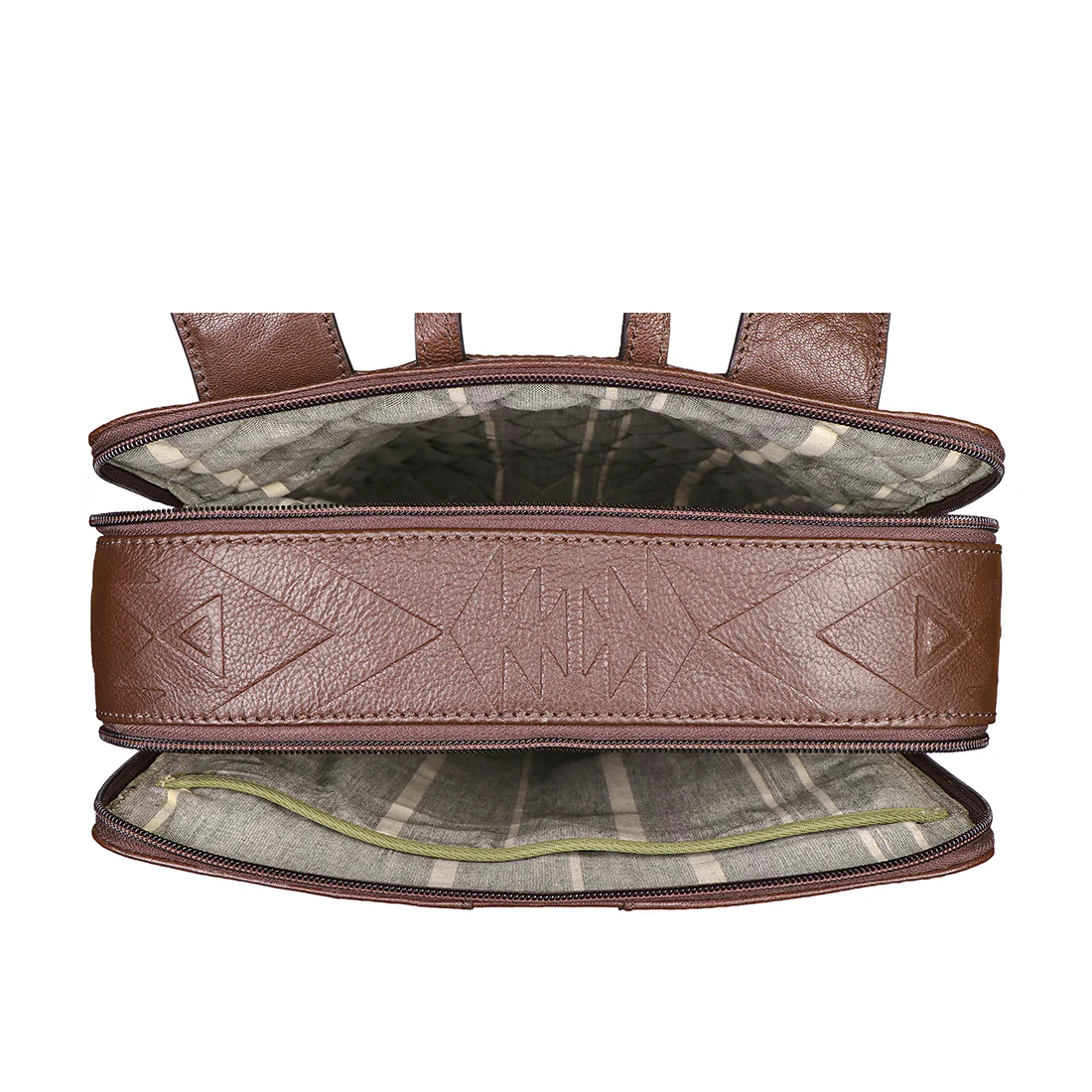 Carnaby 04 Brown Leather  Backpack - Image 5