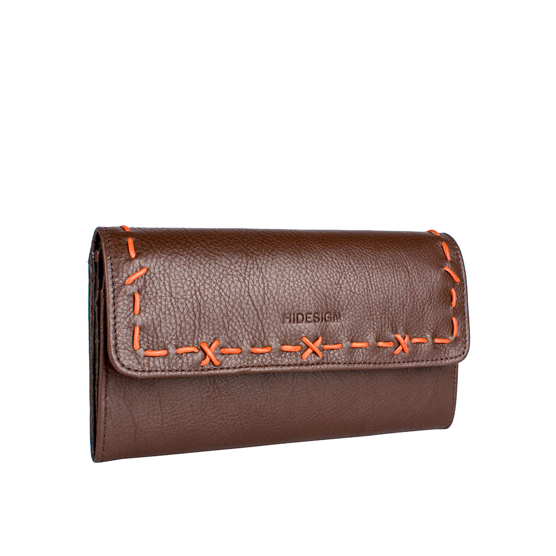 Carrie W2 Brown Leather Zip Around Wallet - Image 2