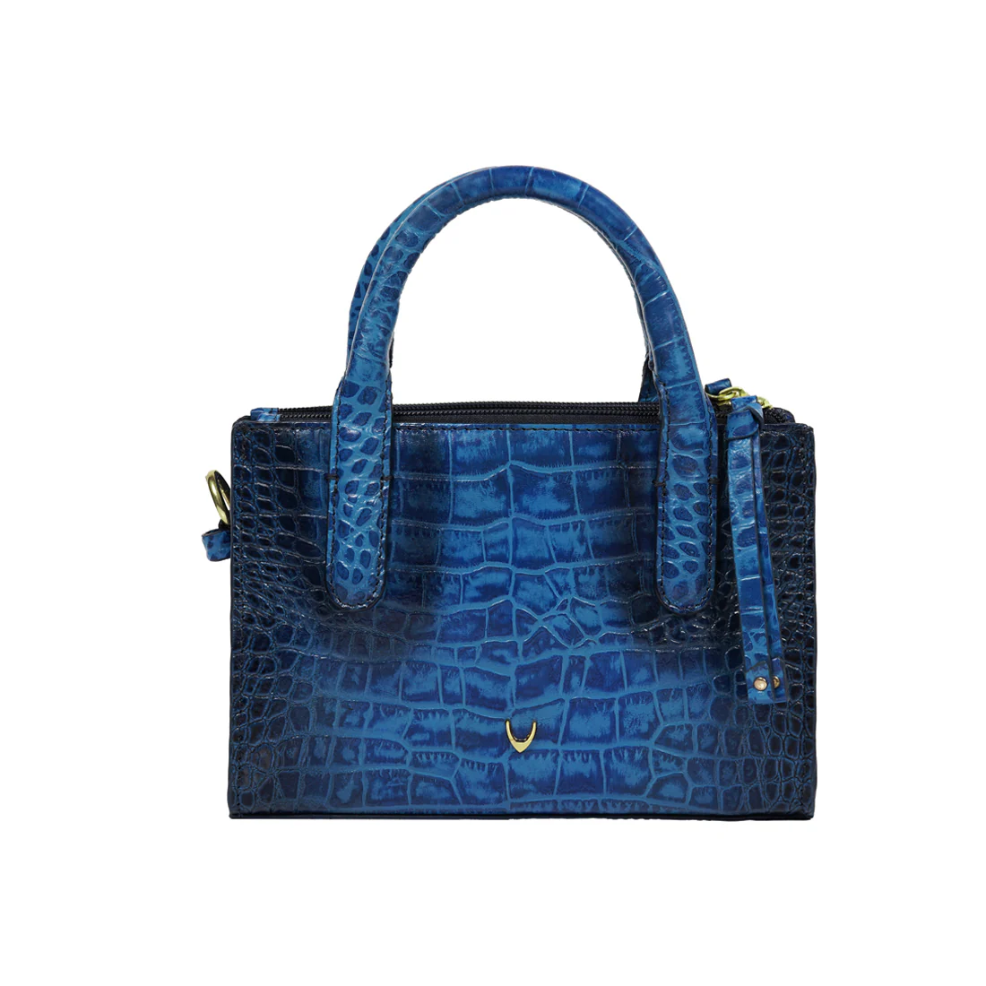 Casino 01 Blue Leather Sling Bag - Image 4
