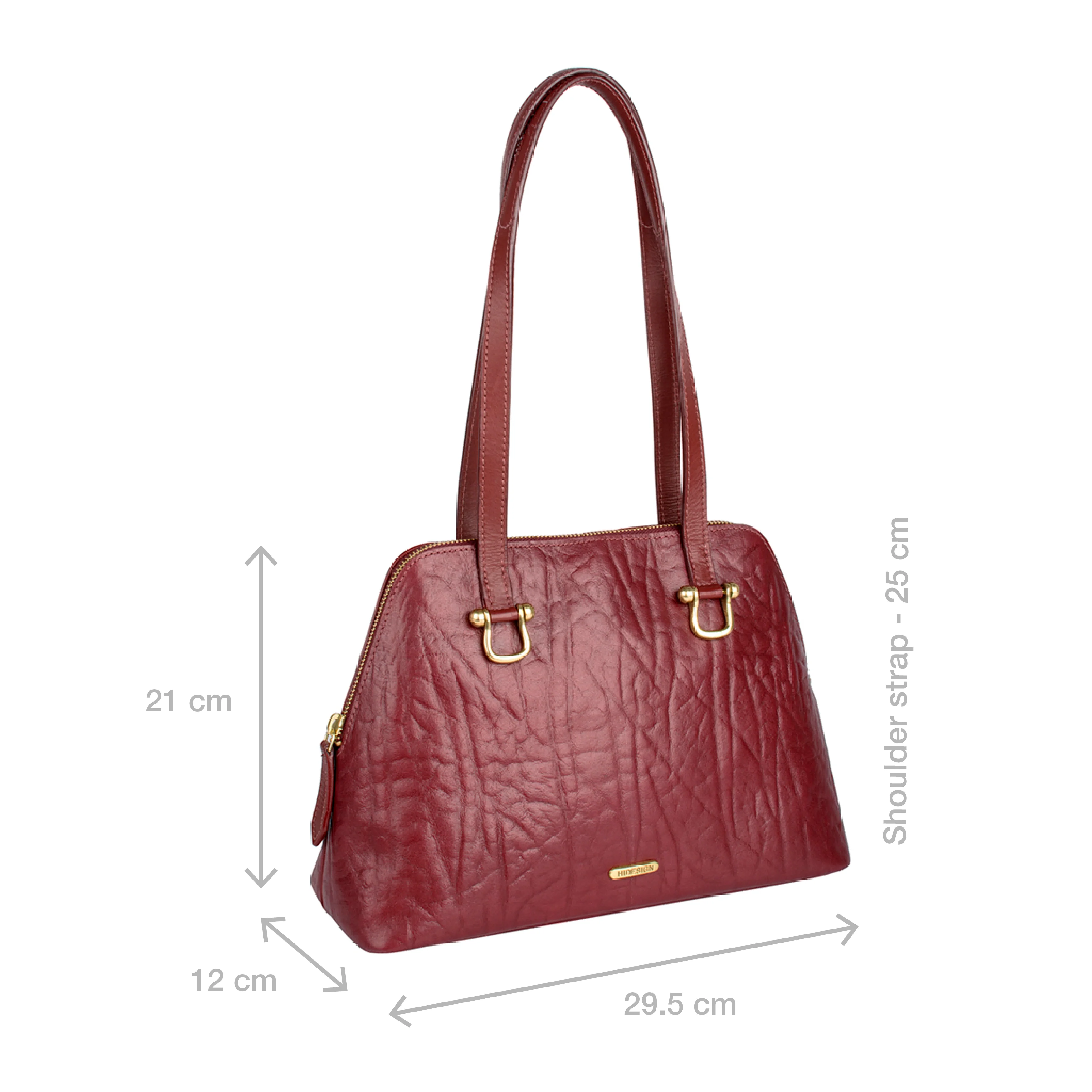 Cera 01 Marsala Leather Tote Bag - Image 2