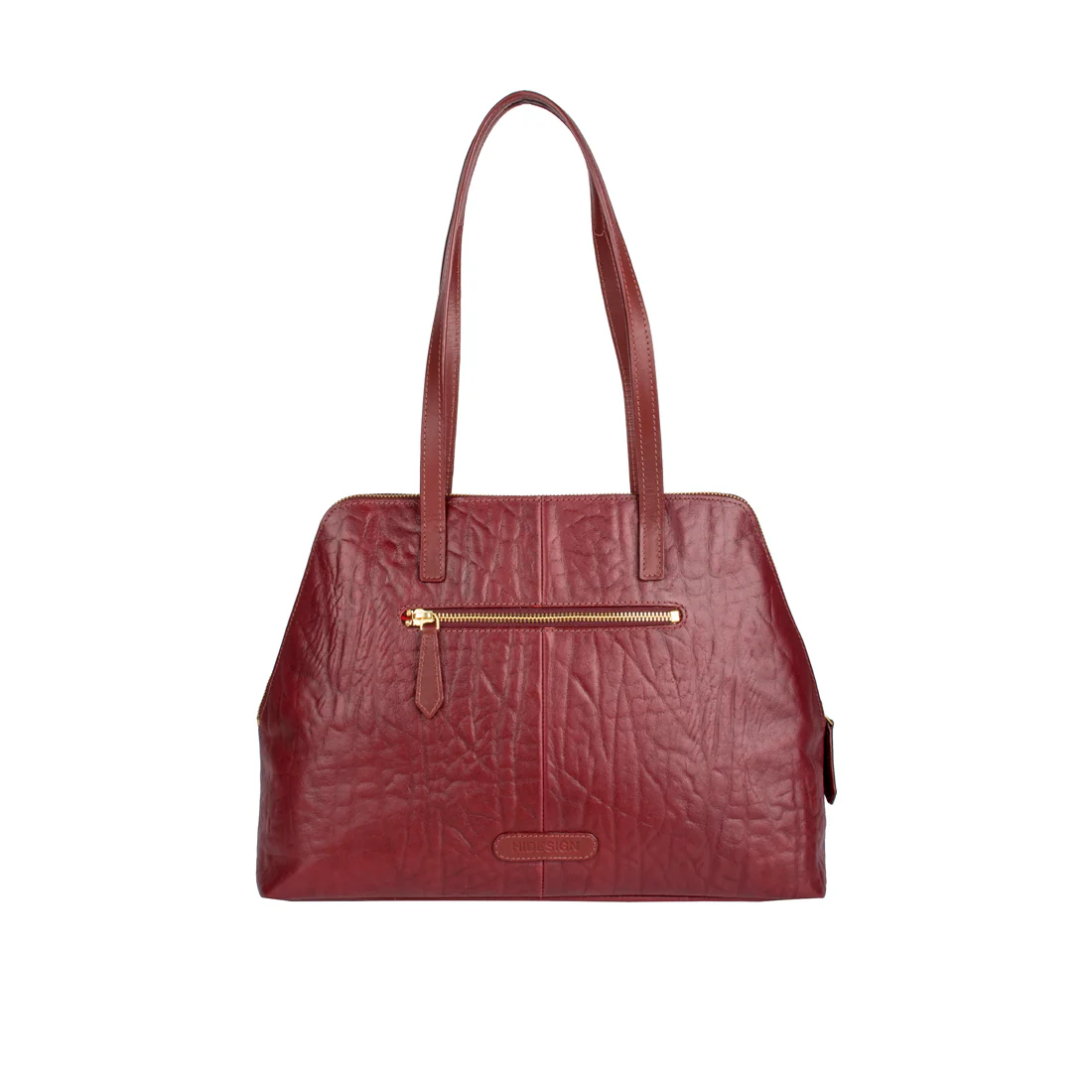 Cera 02 Marsala Leather Tote Bag - Image 3