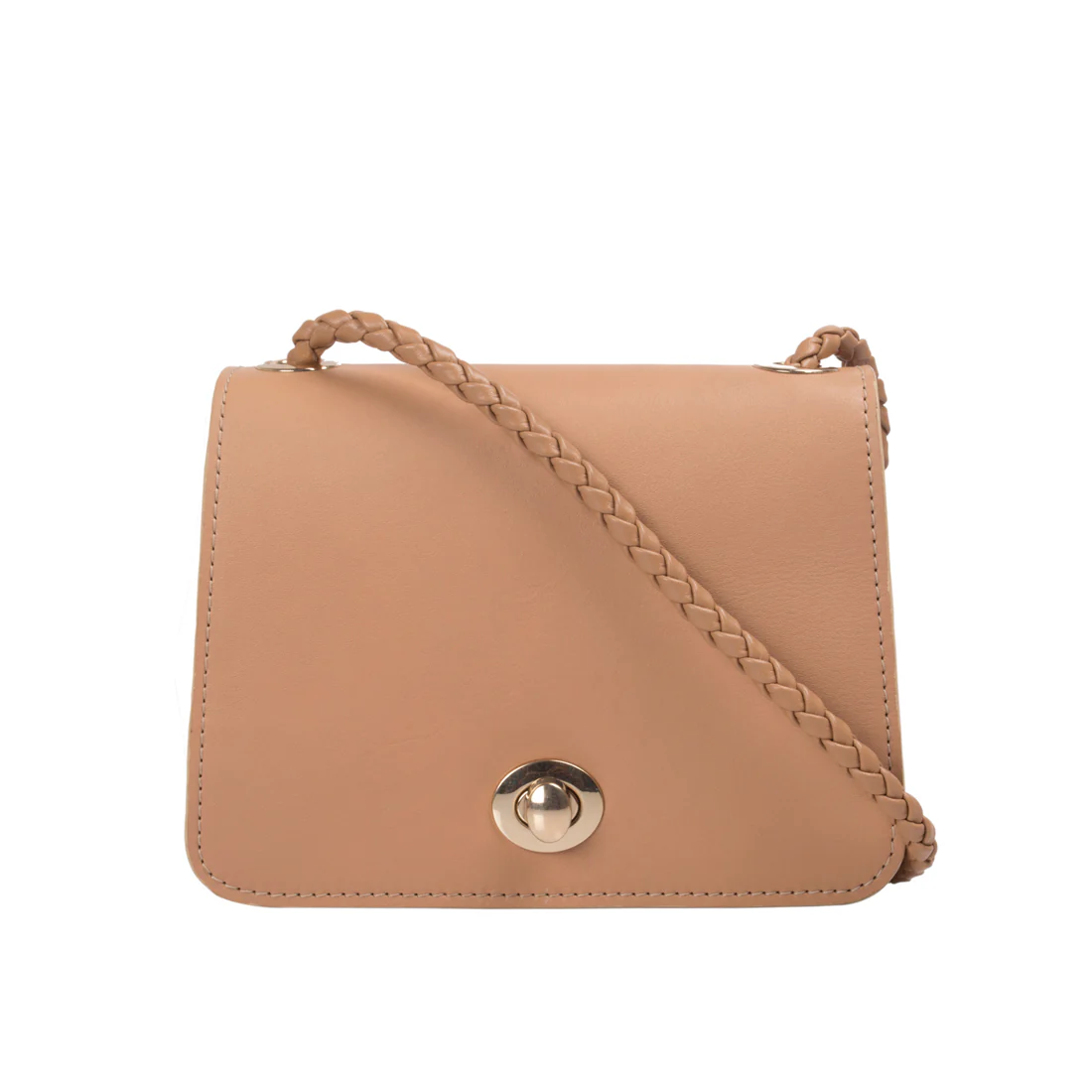 Charlyne 01 Nude Leather Sling Bag - Image 2
