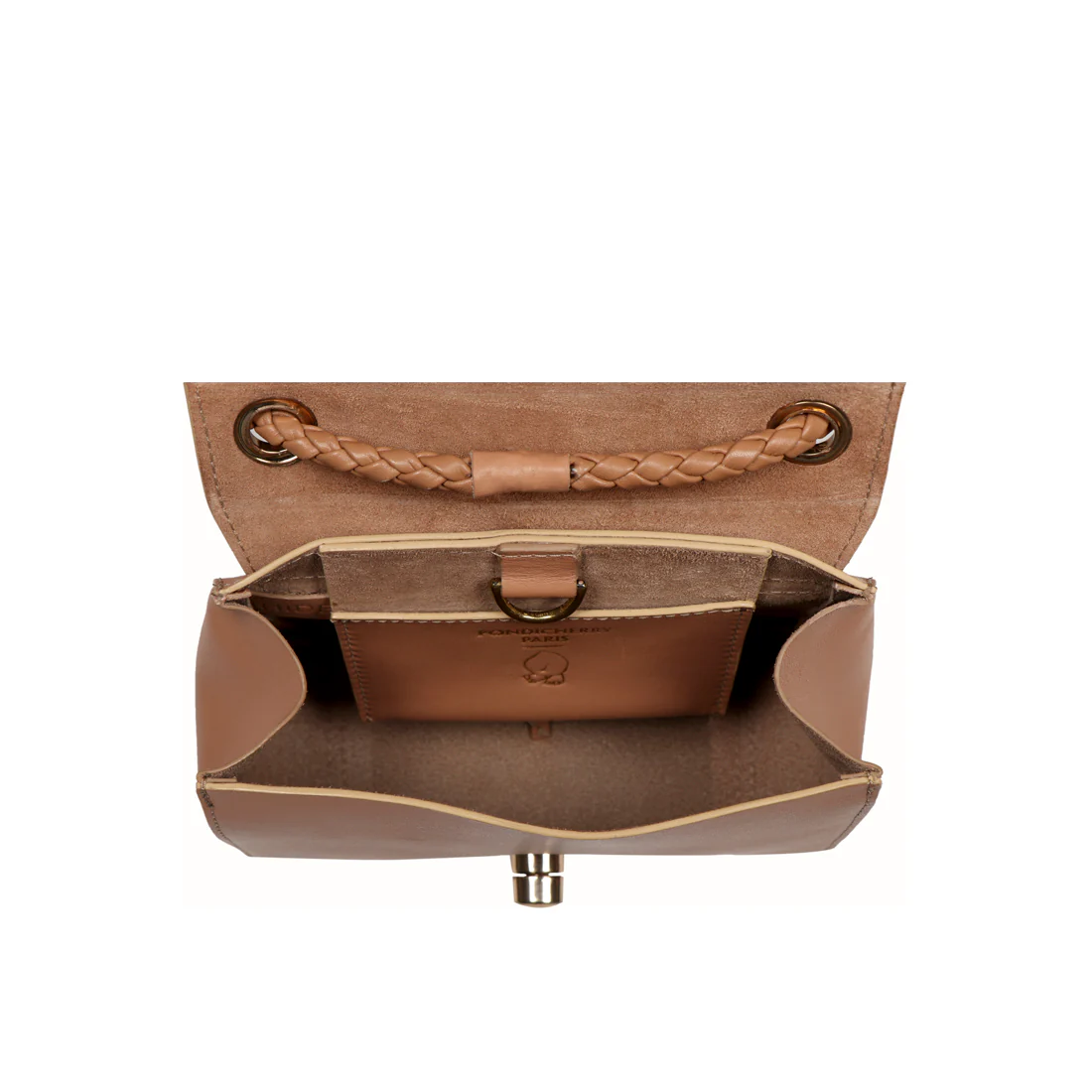 Charlyne 01 Nude Leather Sling Bag - Image 5