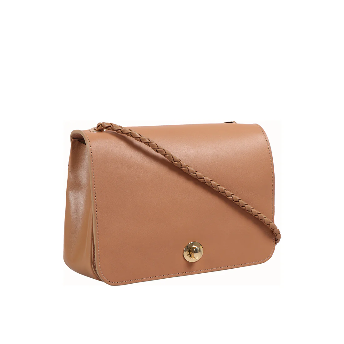 Charlyne 02 Nude Leather Sling Bag - Image 3