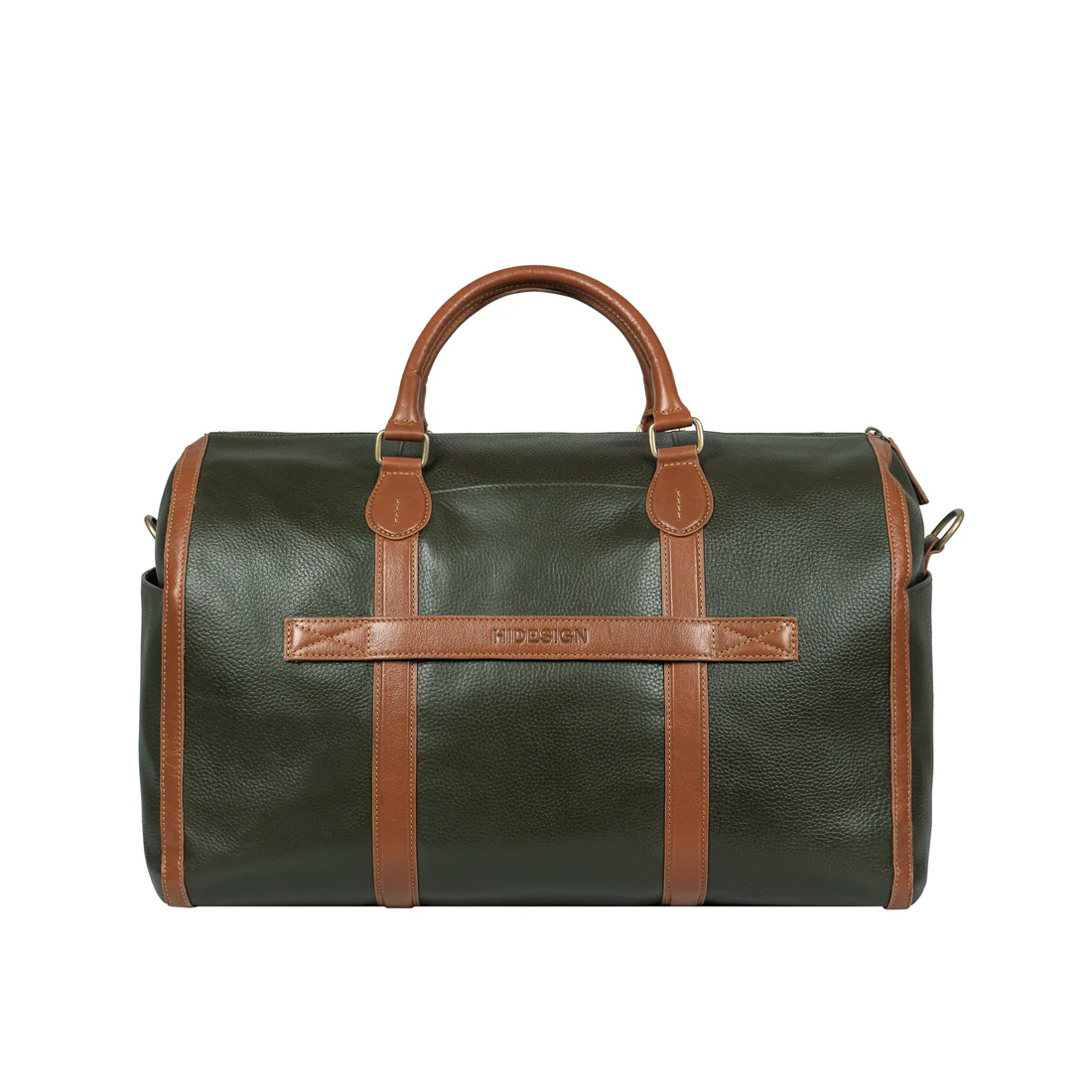 Charter 02 Green Leather Duffle Bag - Image 5