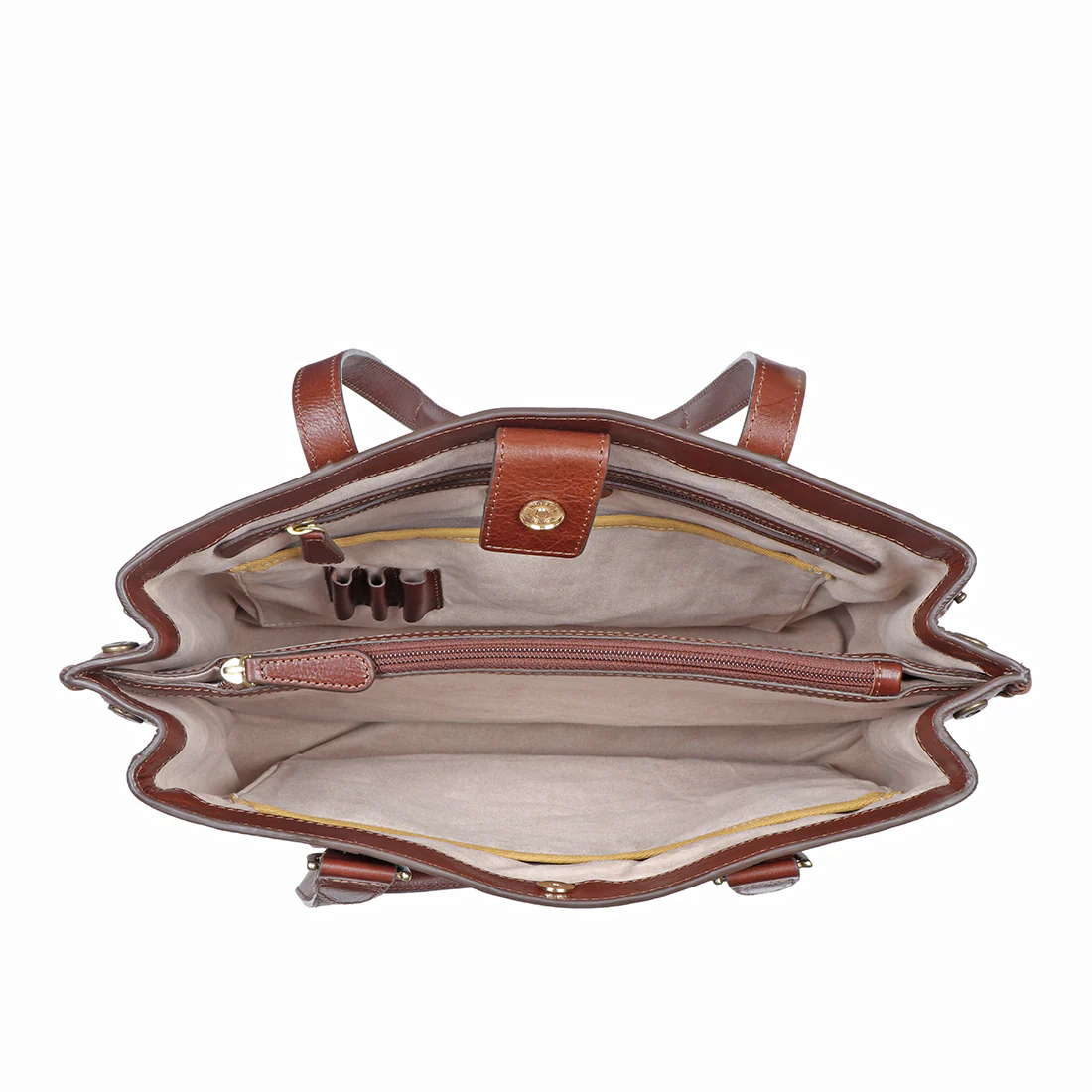 Cheyenne 01 Tan Leather Shoulder Bag - Image 6
