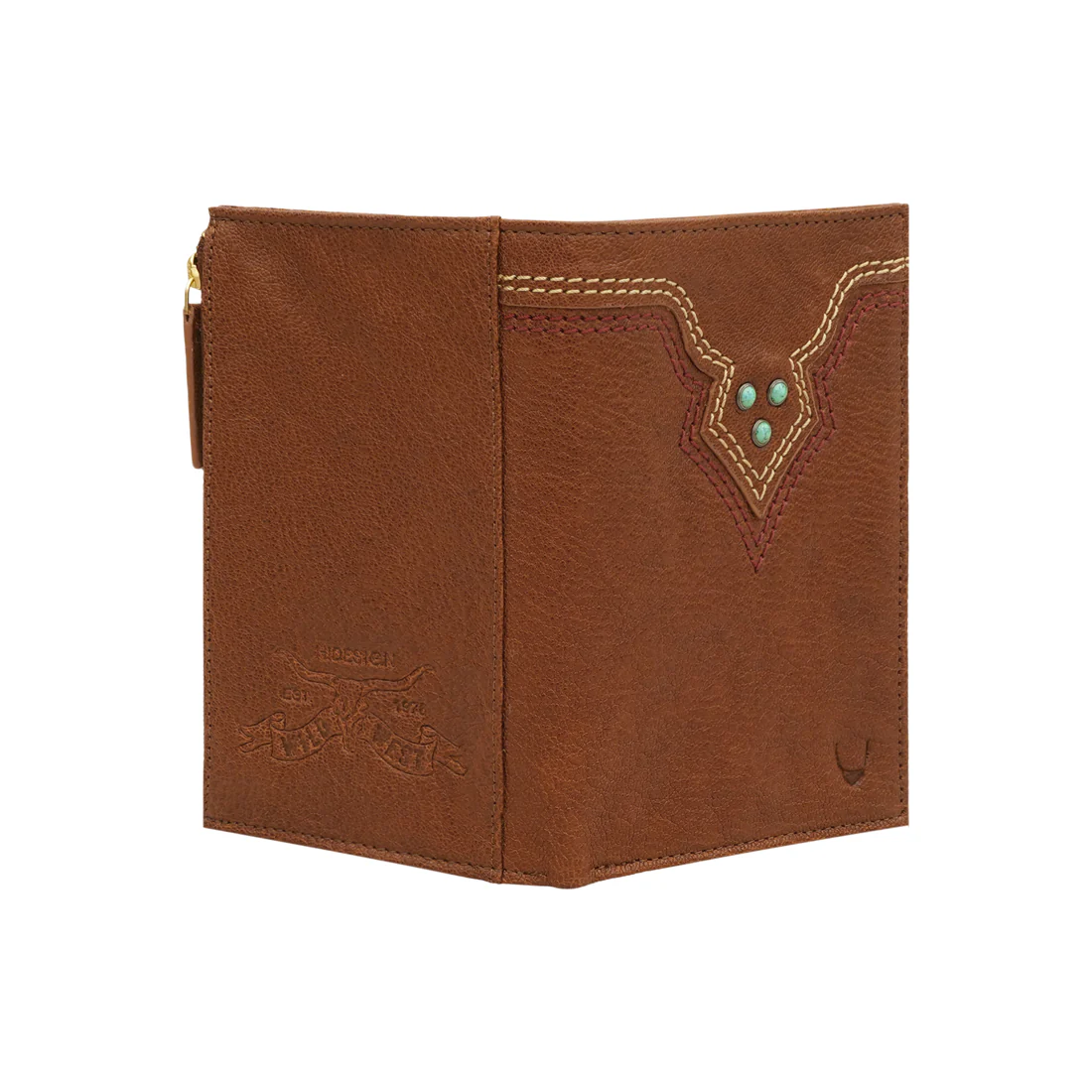 Cheyenne W1 Tan Leather Bi-Fold Wallet - Image 5