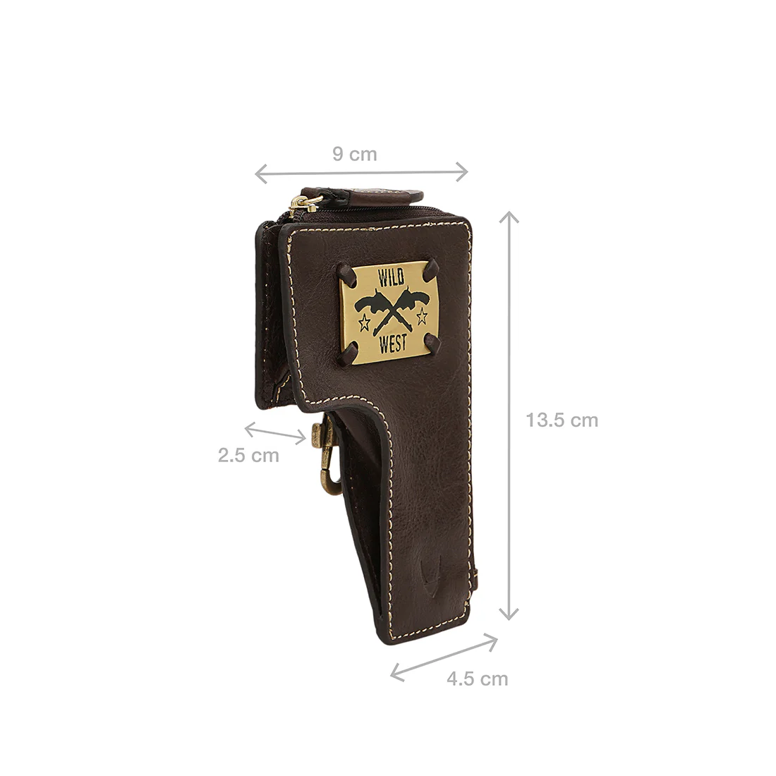 Cheyenne -W4 Brown Leather Pouch - Image 2