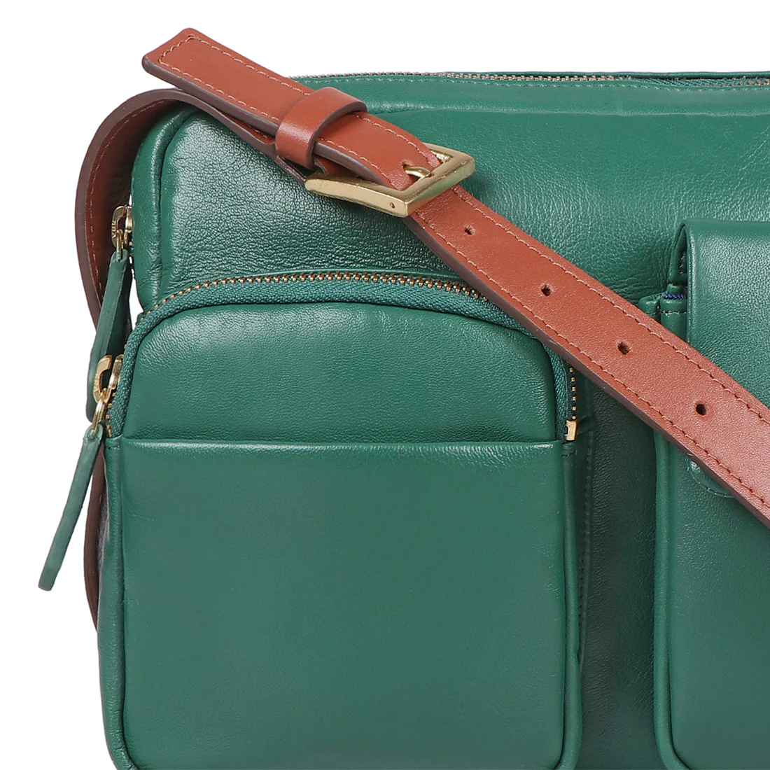Chiquita 02 Green Leather Crossbody - Image 5