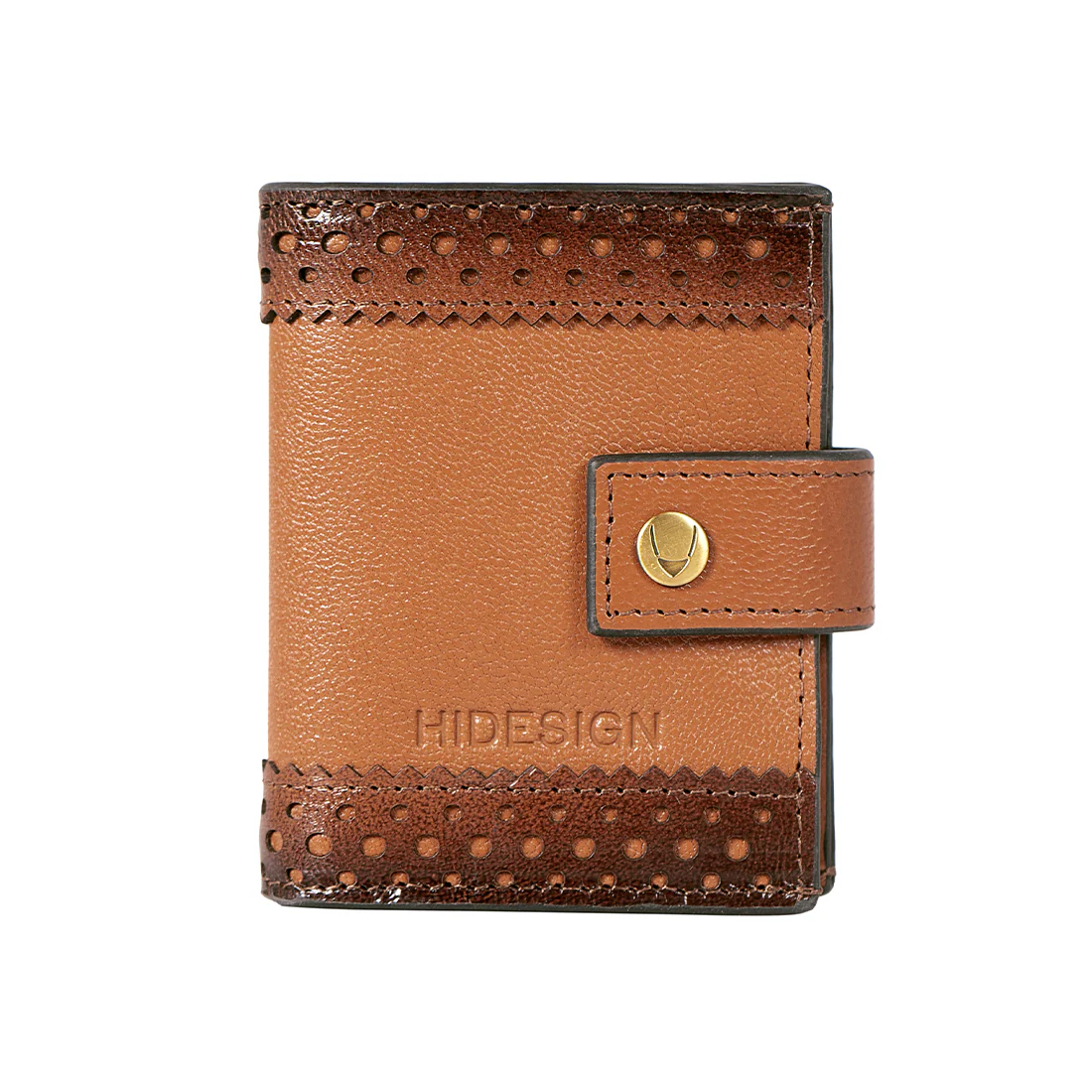 Churro W1 Orange Leather Card Holder - Image 3