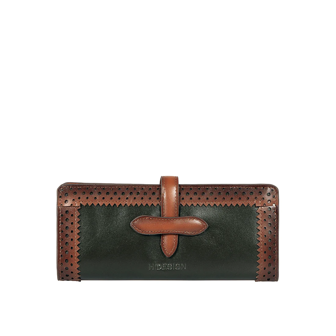 Churro W3 Green Leather Bi-Fold Wallet - Image 3