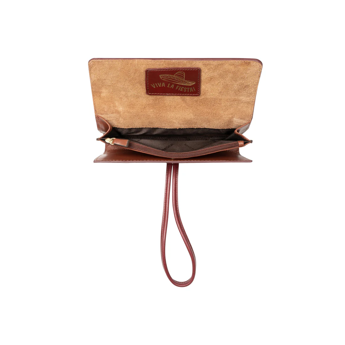 Churro W4 Red Leather Sling Wallet - Image 9