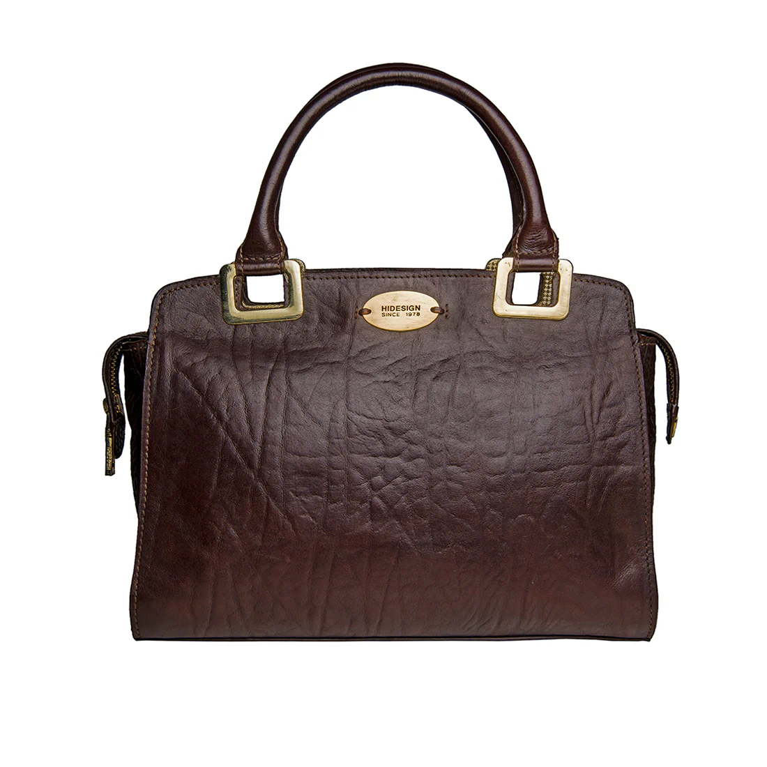 Claudia 02 Brown Leather Satchel - Image 2