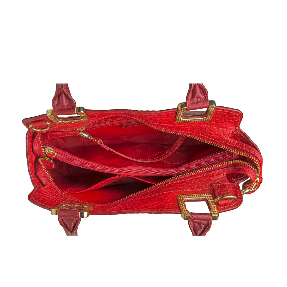 Claudia 02 Red Leather Satchel - Image 5