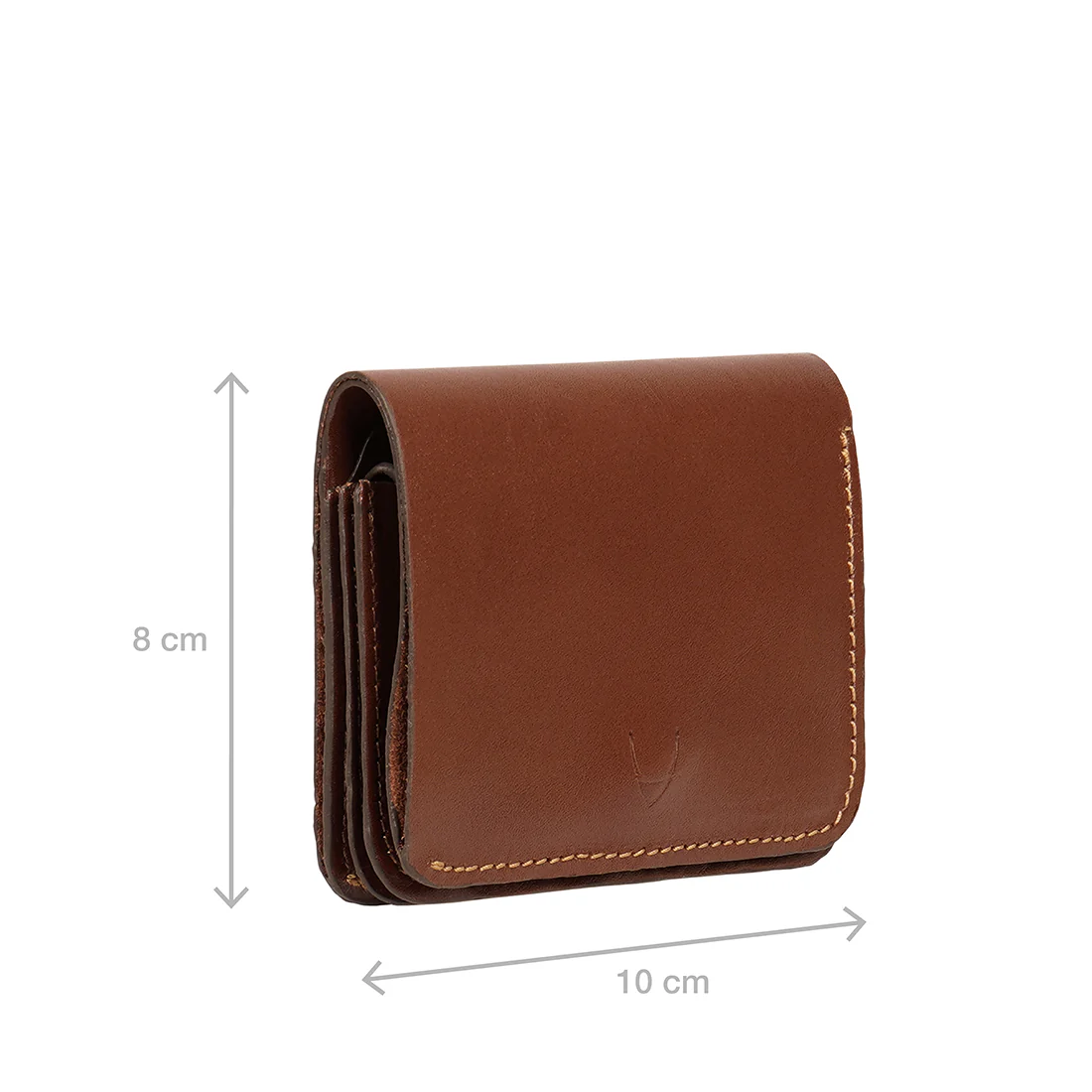 Clover W1 Tan Leather Bi-Fold Wallet - Image 3