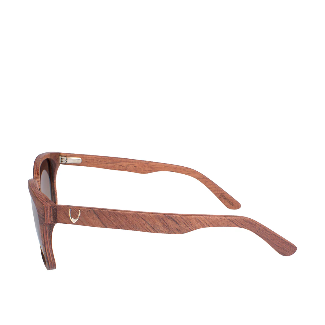 Congo Unisex Brown Wayfarer Sunglasses - Image 3