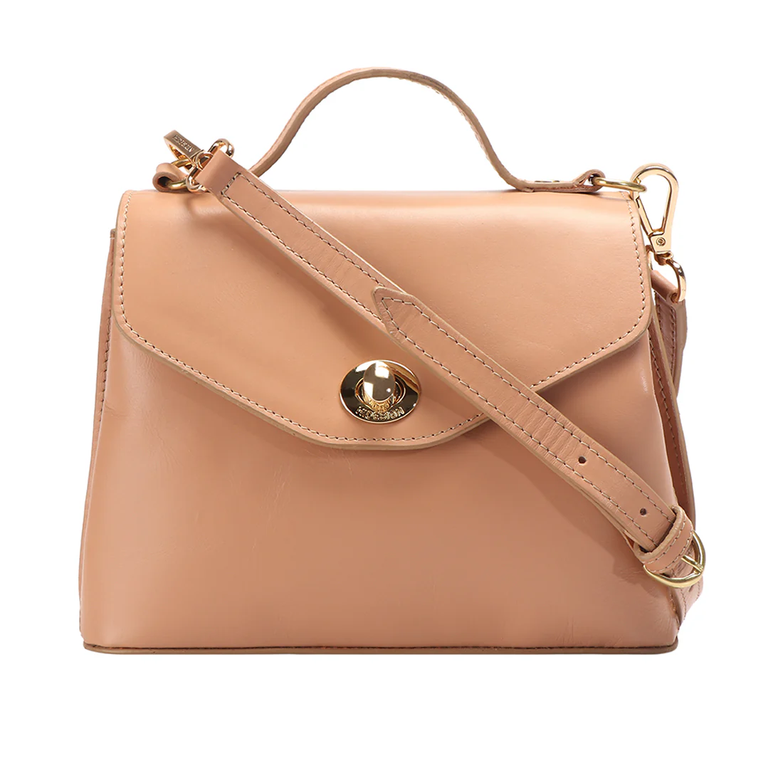 Coquette 02 Pink Leather Satchel