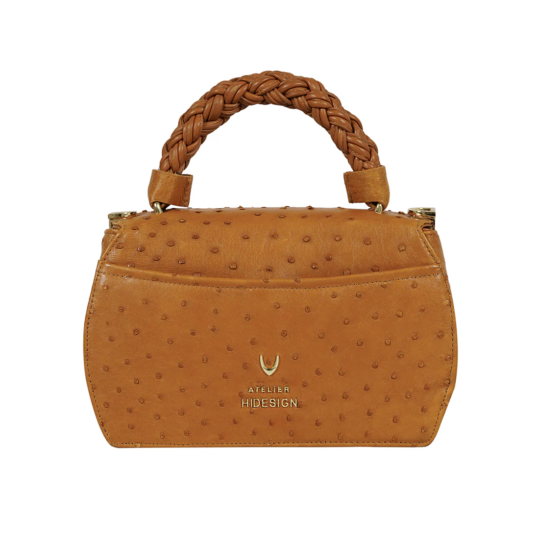 Coral-03 Tan Leather Shoulder Bag - Image 5