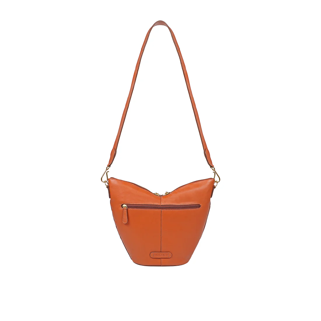 Cordoba 05 Orange Leather Shoulder Bag - Image 3