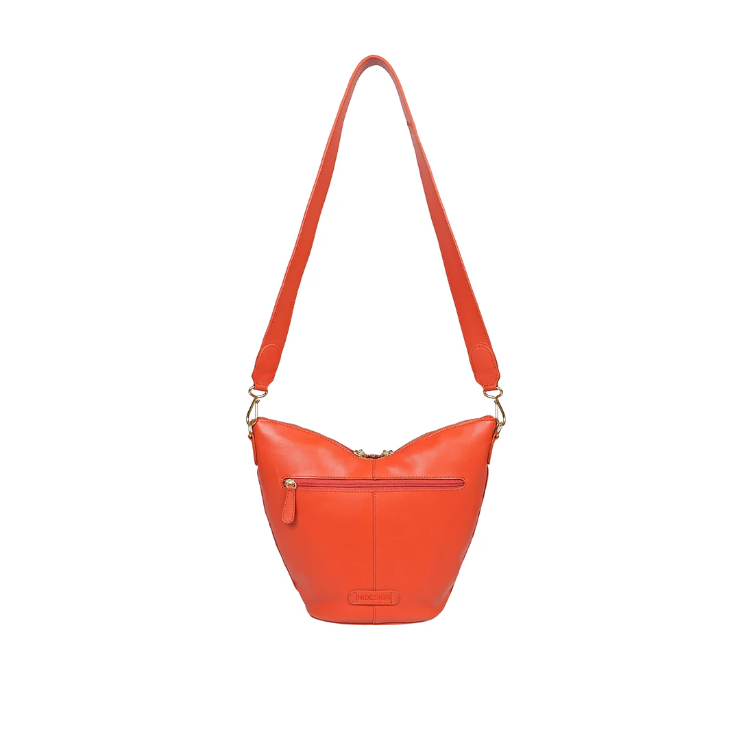 Cordoba 05 Orange Leather Shoulder Bag - Image 3