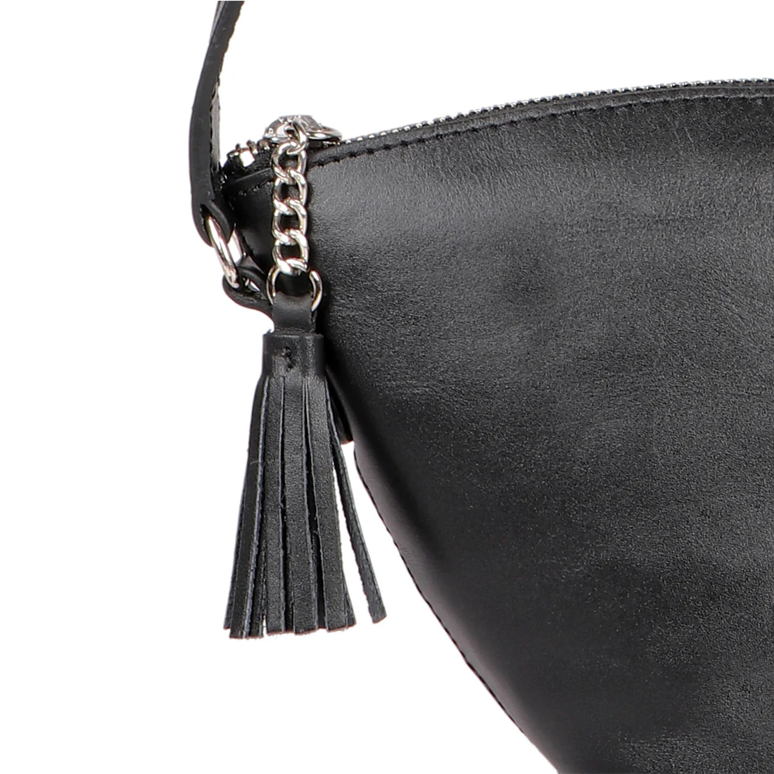 Cordoba 06 Black Leather Shoulder Bag - Image 5