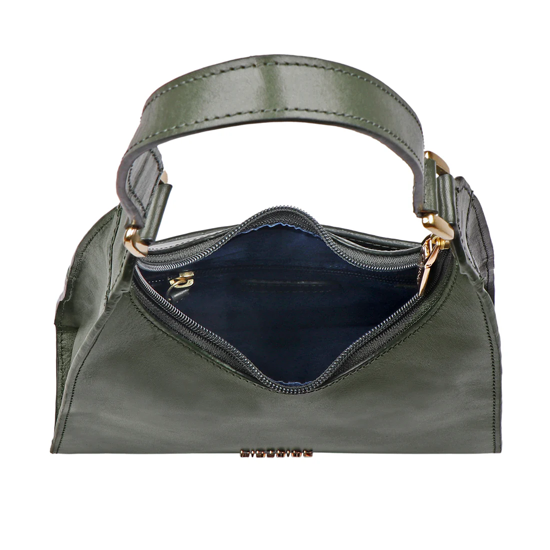 Cordoba 07 Green Leather Shoulder Bag - Image 6