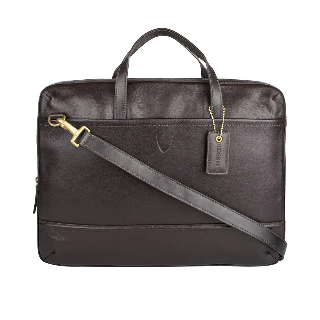 Cougar 01 Brown Leather Briefcase