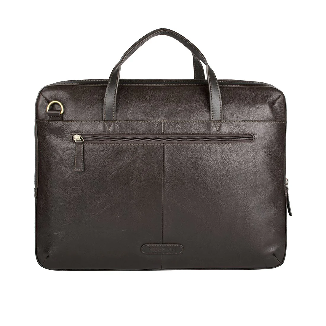 Cougar 01 Brown Leather Briefcase - Image 3