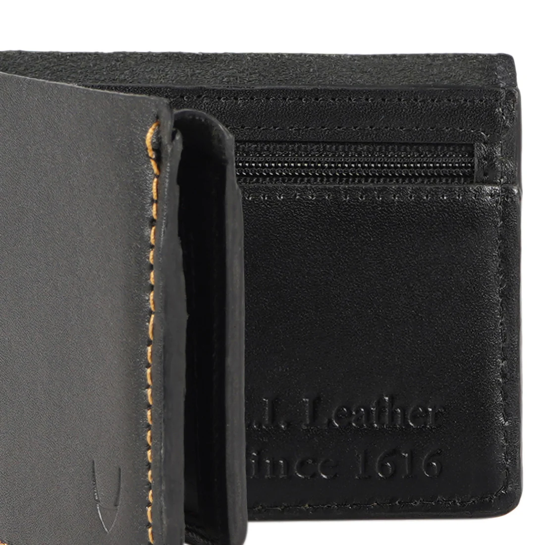 Count W2 Black Leather Bi-Fold Wallet - Image 7