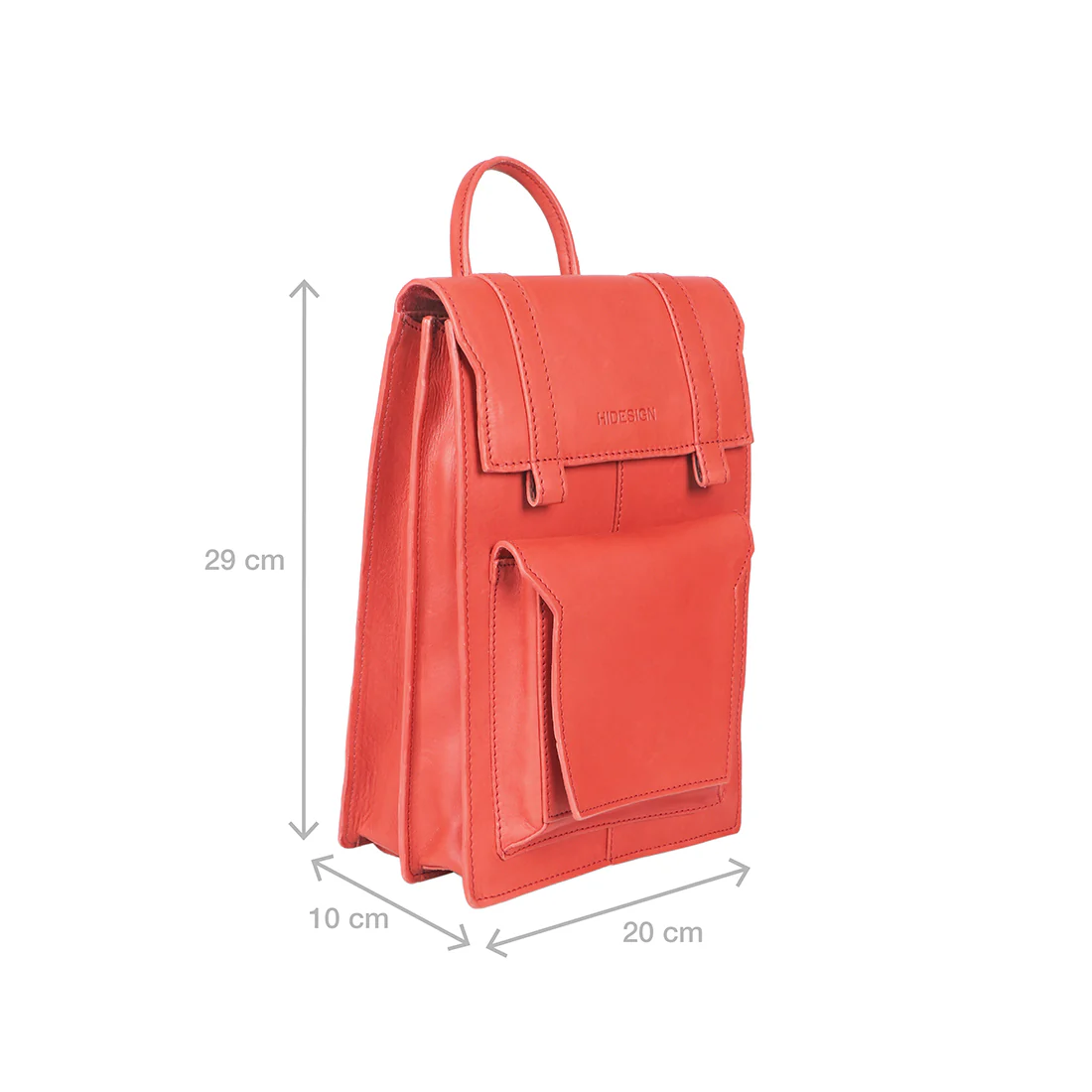 Creation - 02 Red Leather  Backpack - Image 3