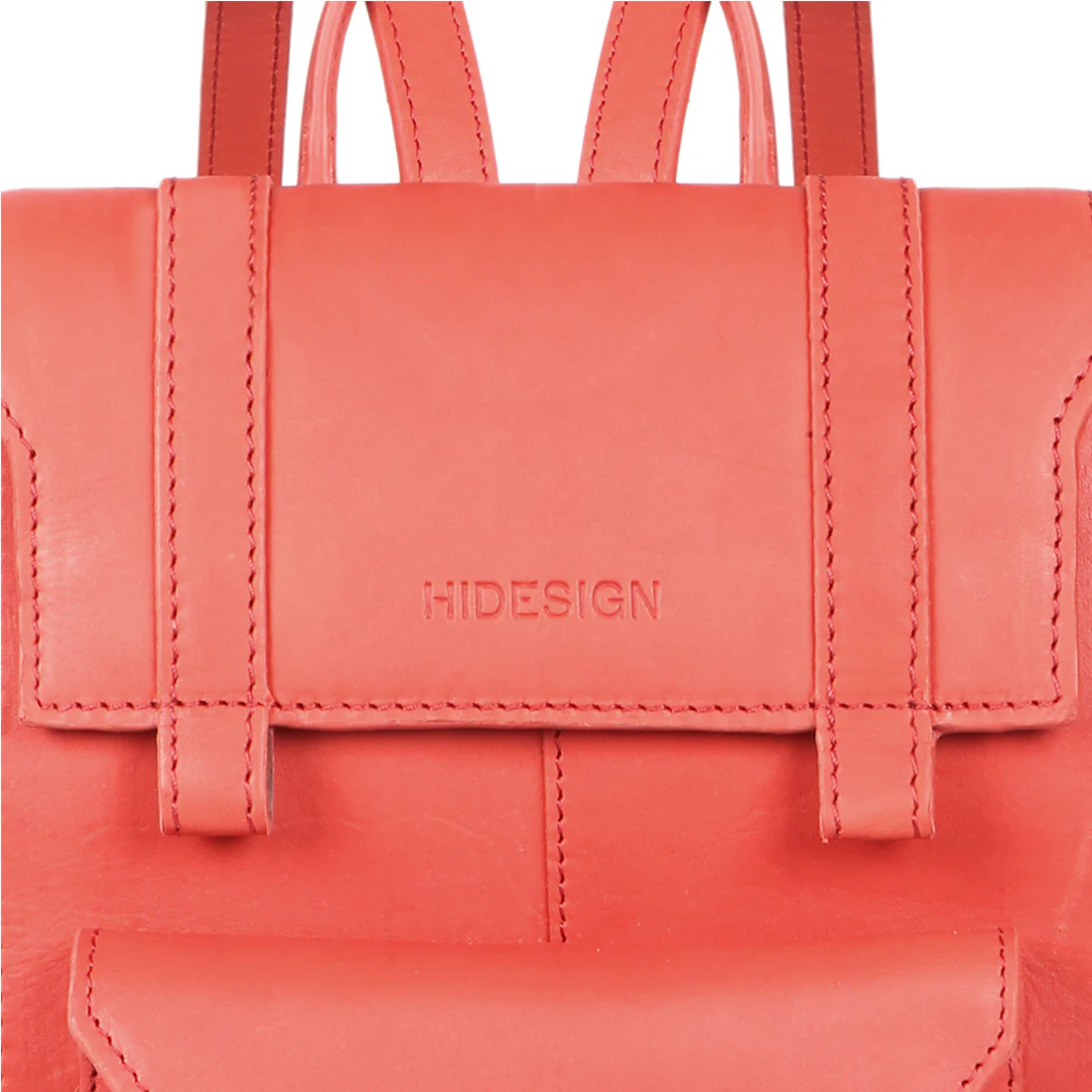 Creation - 02 Red Leather  Backpack - Image 5