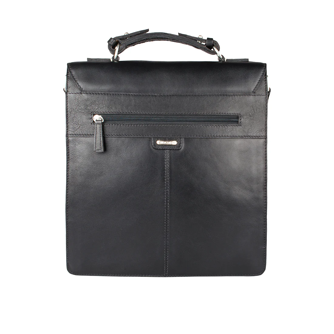 Daniel Black Leather  Crossbody - Image 4