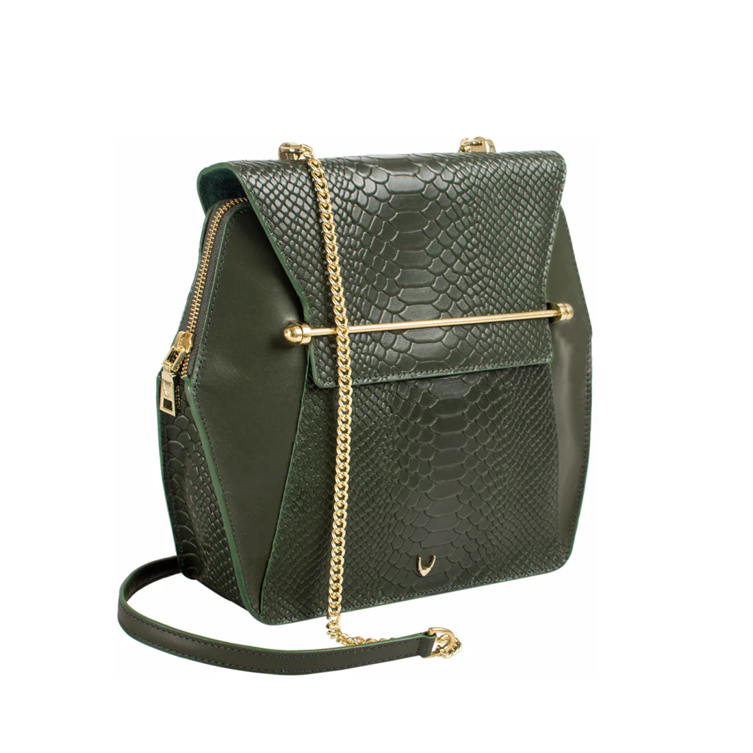 Delilah 02 Green Leather Crossbody - Image 2