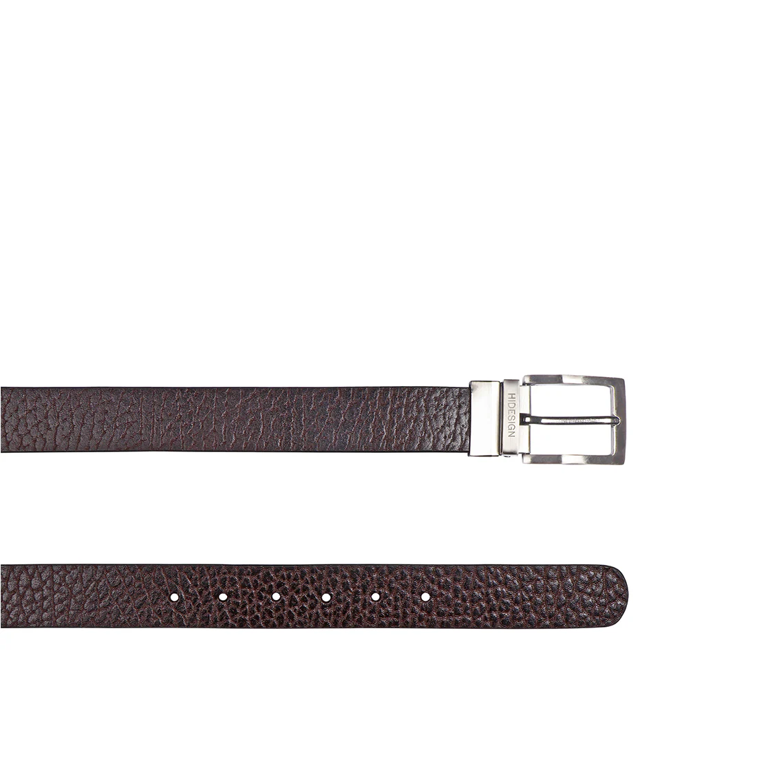 Denali 02 Men's Brown Reversible Leather Belt - Image 5